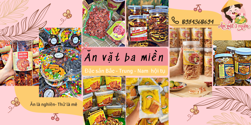 Ăn vặt ba miền 2